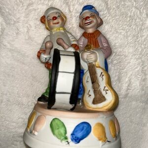 Vintage Ceramic‎ Clown Music Box